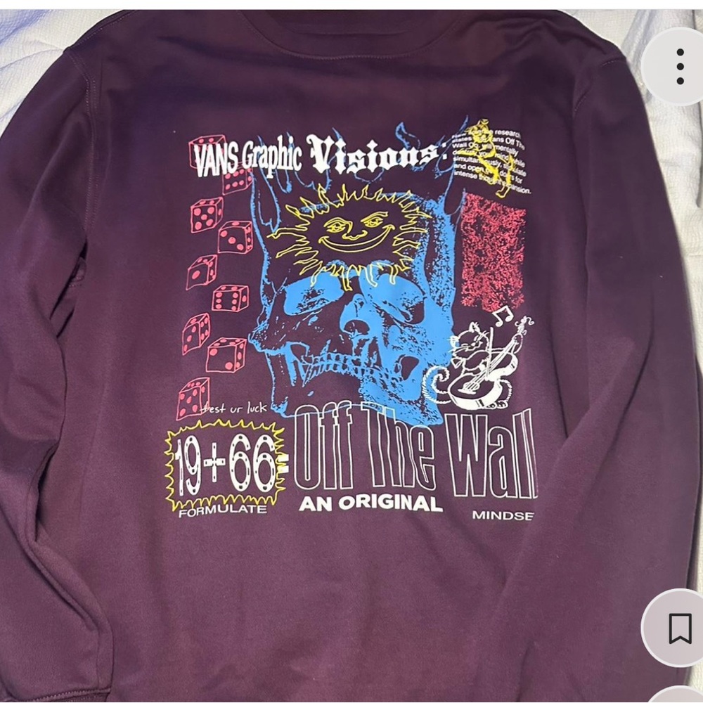 Vans Men's Graphic Visions Sweater - Purple